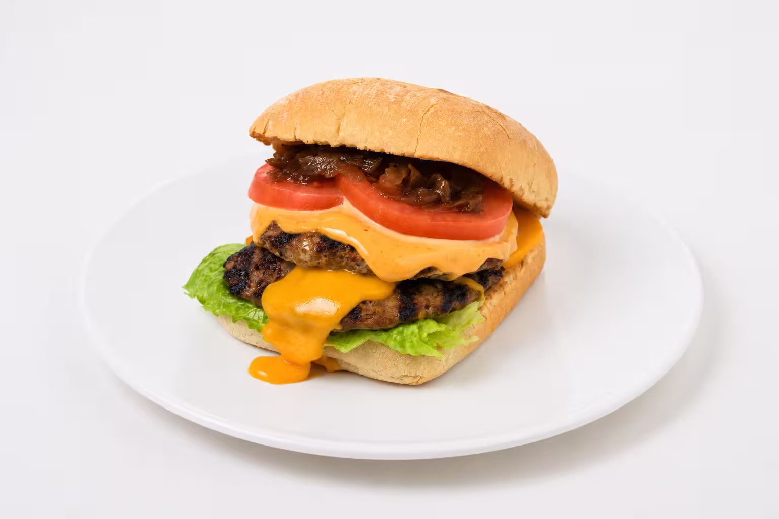 Ciabatta Cheeseburger